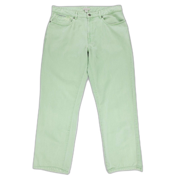PETER MILLAR 100% Pima Cotton Chino Pants Casual Trouser Lime Golf Old Money 34
